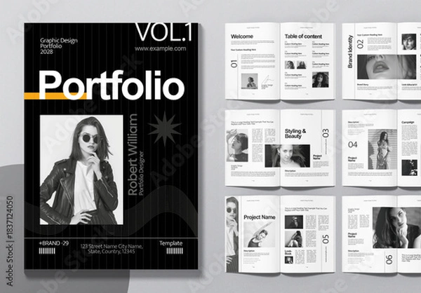 Obraz Minimal Portfolio Template