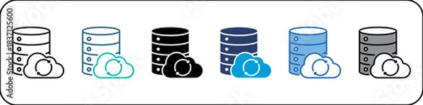 Obraz Database Single Icon Pack Multistyle