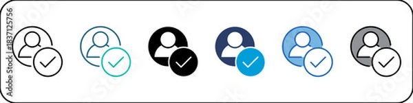 Obraz Authentication Single Icon Pack Multistyle