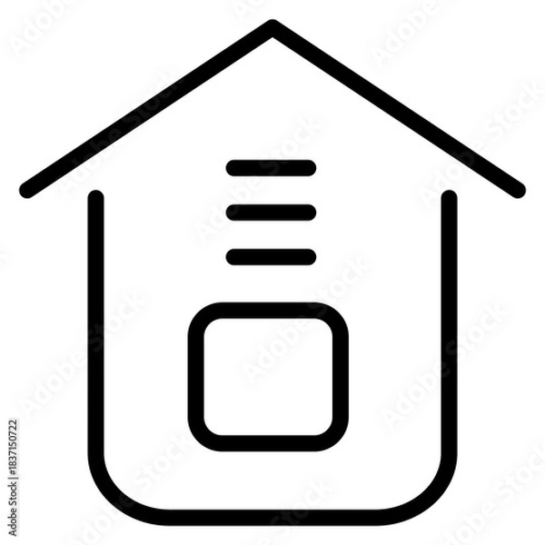 Obraz property icon design for graphic designer or web developer