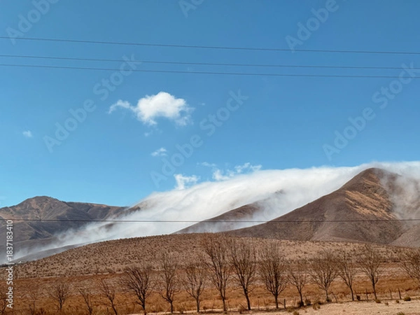 Obraz mountain landscape with clouds