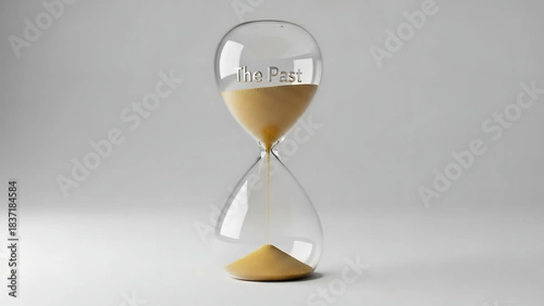 Obraz Time passing hourglass