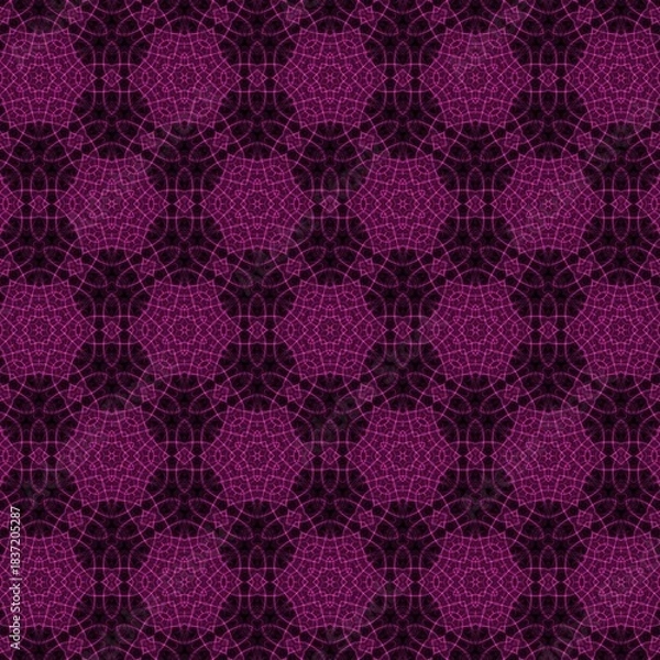 Fototapeta seamless damask pattern