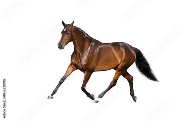 Obraz Horse in motion isolated
