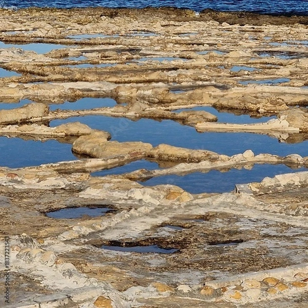 Fototapeta salts for Gozo