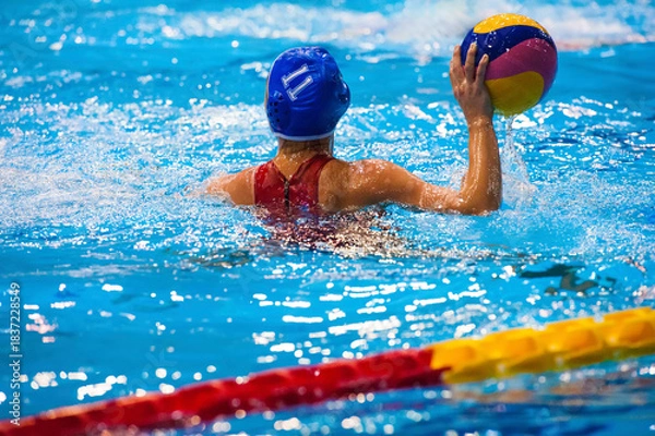 Obraz Water polo players