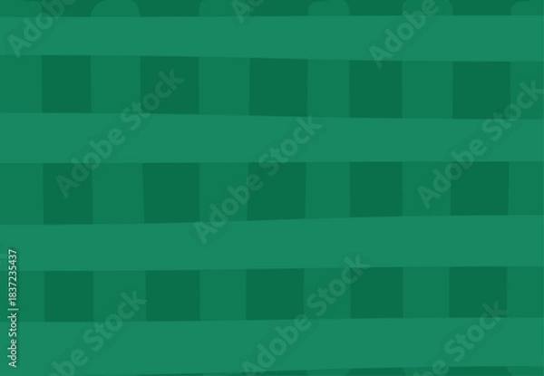 Obraz Green Plain Line Square Woven Pattern Background