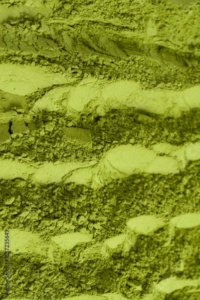 Obraz Matcha tea, matcha powder as a background.