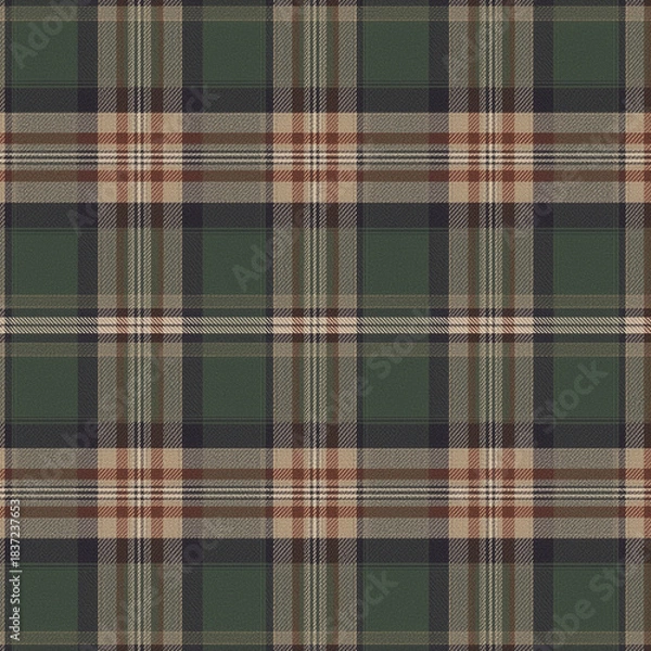 Fototapeta Tartan seamless background