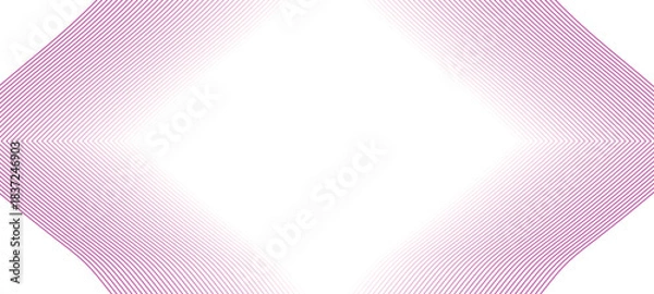 Fototapeta Minimal Wave Line Abstract for Background, Header, and Template Use