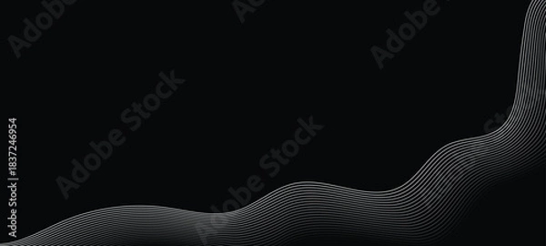 Fototapeta Abstract Business Stream Lines Forming Modern Dynamic Pattern