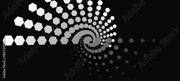 Fototapeta Dynamic Swoosh Element Creating Fast Motion Line Effect