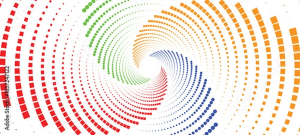 Fototapeta Modern Swoosh Speed Wave Element on Clean Transparent Background