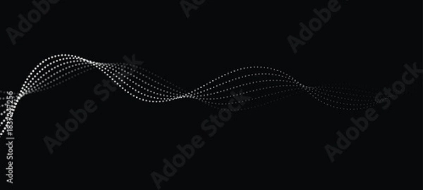 Fototapeta Abstract Background with Business Lines and Smooth Flow Design