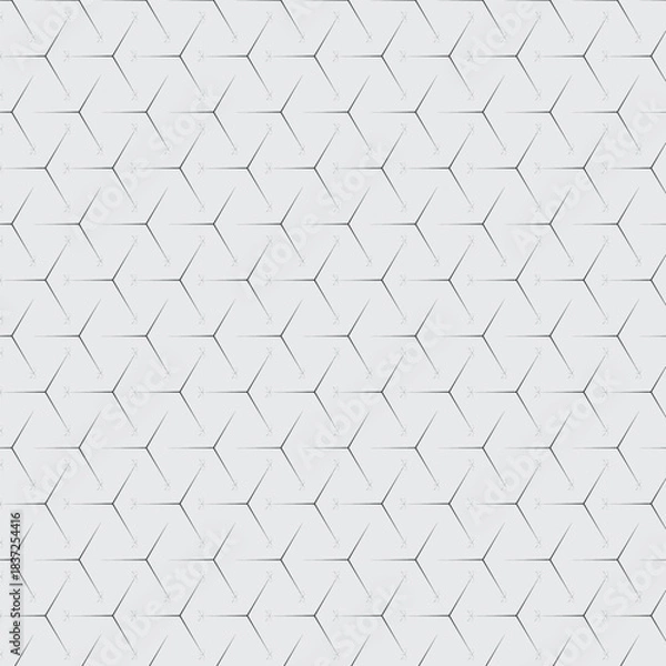 Fototapeta Modern Abstract Hexagonal Seamless Line Texture