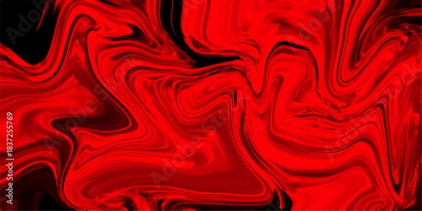 Fototapeta Liquid and fluid seamless pattern with Colorful bright mix colors. Seamless pattern with liquid colorful pastel paint, mix colors background. Paper with soft waves and black fabric liquid metallic art