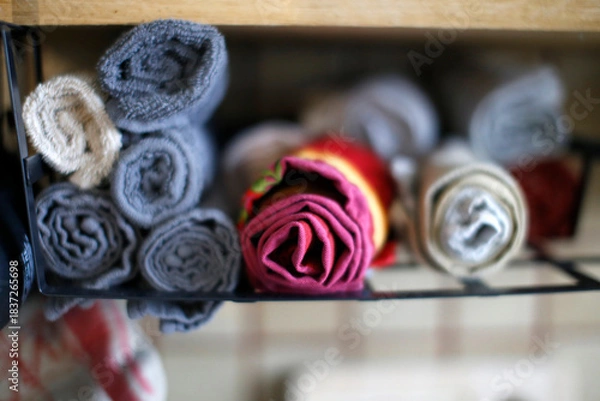 Fototapeta torchons et serviettes