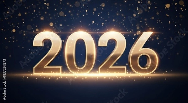 Obraz Golden 2026 New Year Celebration