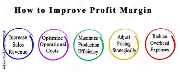 Obraz Ways to Improve Profit Margin
