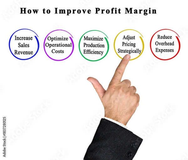 Obraz Ways to Improve Profit Margin