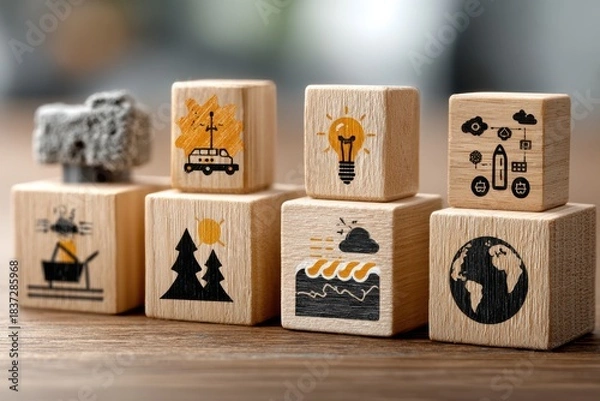 Obraz Business Design Thinking Process Illustrationt