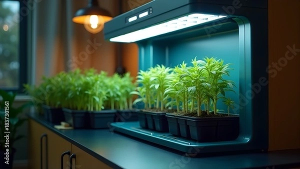 Obraz Home Appliance with LCD Grow Timer and Removable Tray Racks