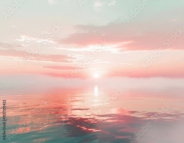 Obraz Serene Sunrise Reflection