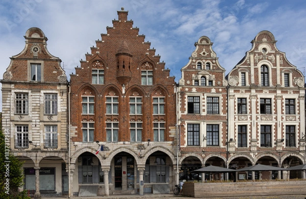 Obraz Façades baroques d'Arras