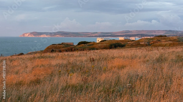 Obraz coucher de soleil au cap gris-nez