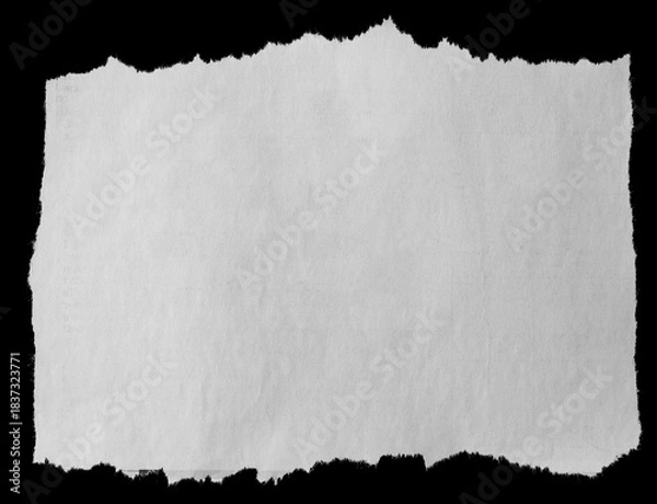 Obraz Torn paper on black