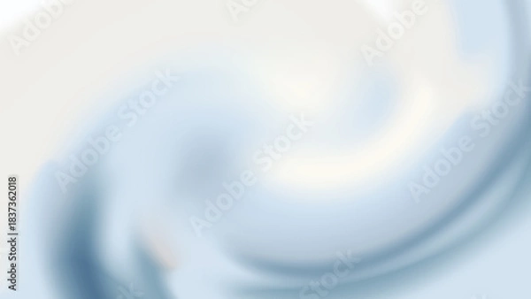Fototapeta Abstract blurred white blue Cloud Dancer trend color gradient of the year 2026 background. textured backdrop. Luxury template. Digital screen. Premium banner. Tech pop art card. Covering design. Swirl
