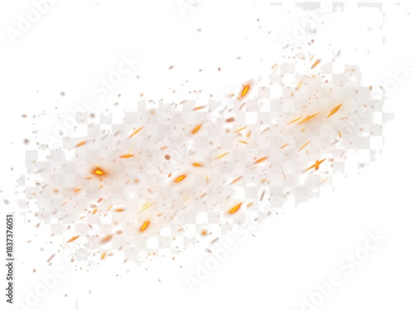 Fototapeta Colorful star explosion with Star of David and vibrant grunge splashes