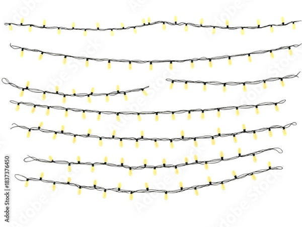 Fototapeta Abstract yellow vector background with golden lines and decorative pattern design