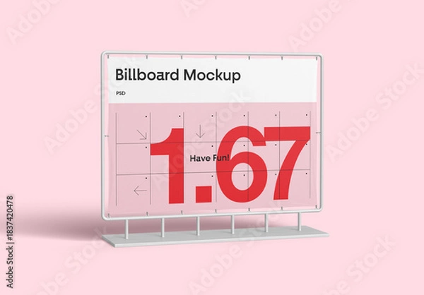 Obraz Simple Press Banner Mockup