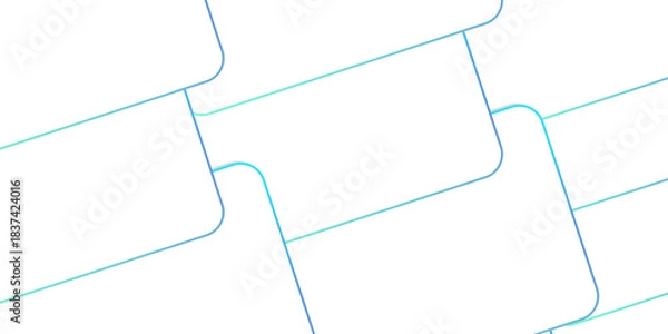 Fototapeta White background with abstract geometric lines for illustration