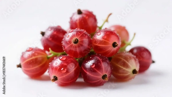 Obraz Stachelbeere Frucht, transparente Hintergrundbild.