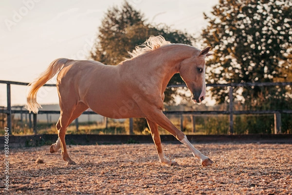 Obraz Warmblut, Palomino
