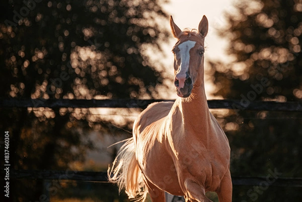 Obraz Warmblut, Palomino