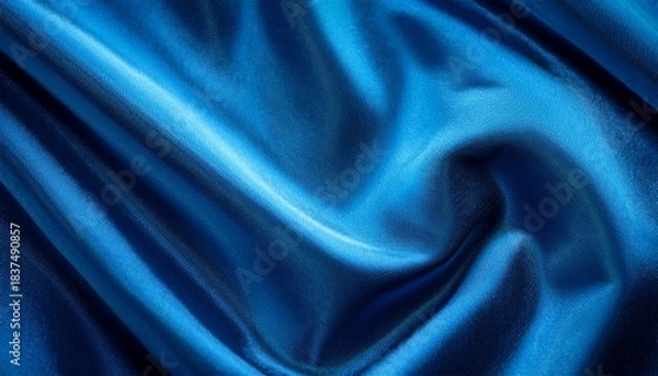 Obraz Blue Color Velvet Texture Background