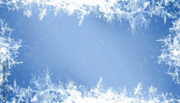 Obraz 雪の結晶の背景3