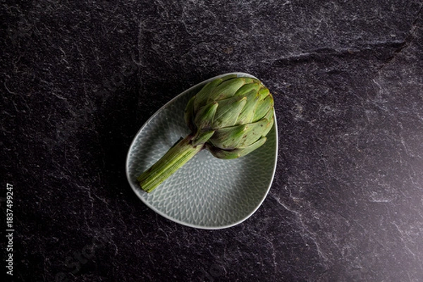 Obraz Artichokes on plate