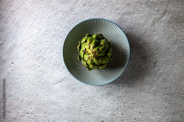Obraz Artichokes on plate