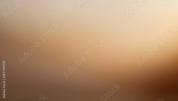 Fototapeta Minimalist Blurred Gradient In Soft Beige And Warm Taupe Creating A Smooth And Modern Abstract Background