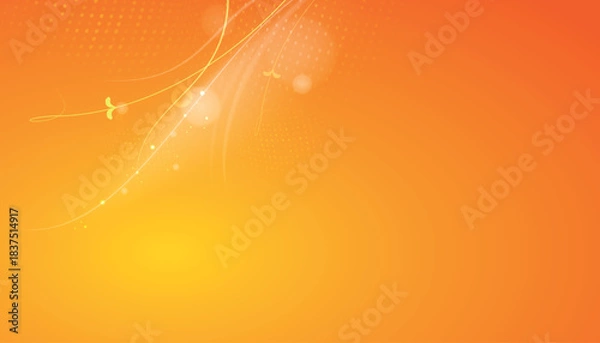 Obraz Yellow gradient mesh texture. Colorful bright orange background