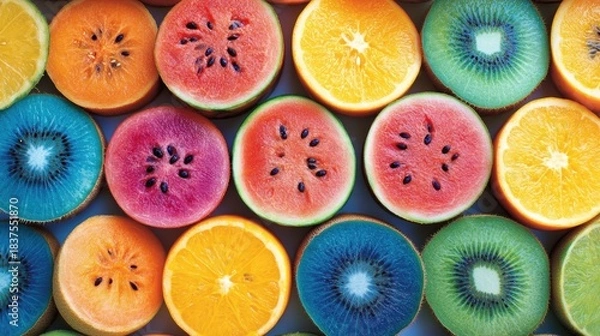 Obraz Colorful Fruit Slices.