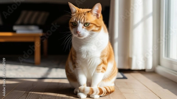 Obraz cat on a window sill
