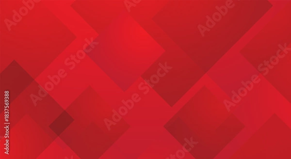 Fototapeta Abstract background in red gradient geometric pattern