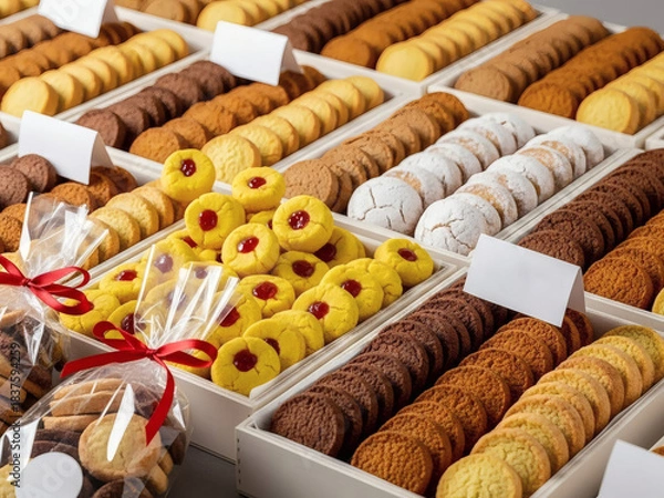 Obraz Assortiment Festif de Biscuits Traditionnels
