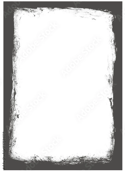 Fototapeta Minimalist Abstract Geometric Design with Dark Grey and White Negative Space