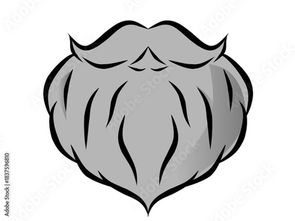 Obraz owl on white background